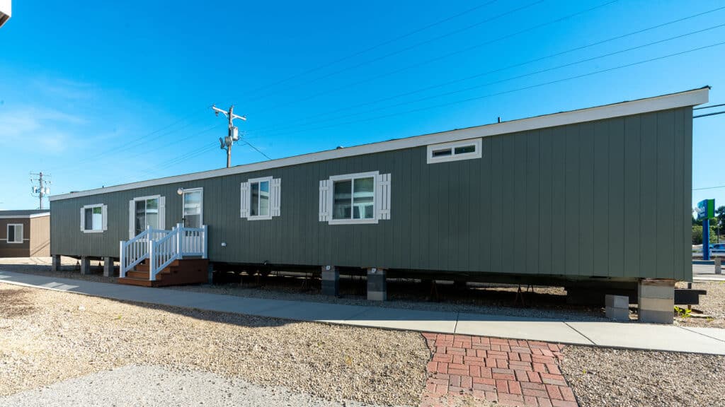 Mobile home exterior from Poky Homes